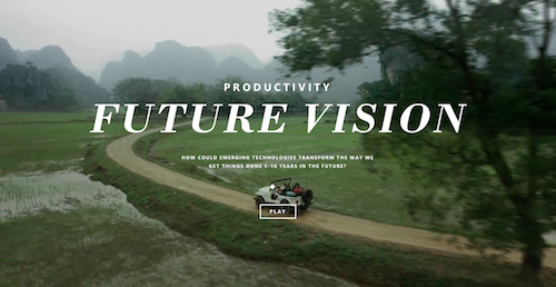 Productivity Future Vision, 過去の延長の未来